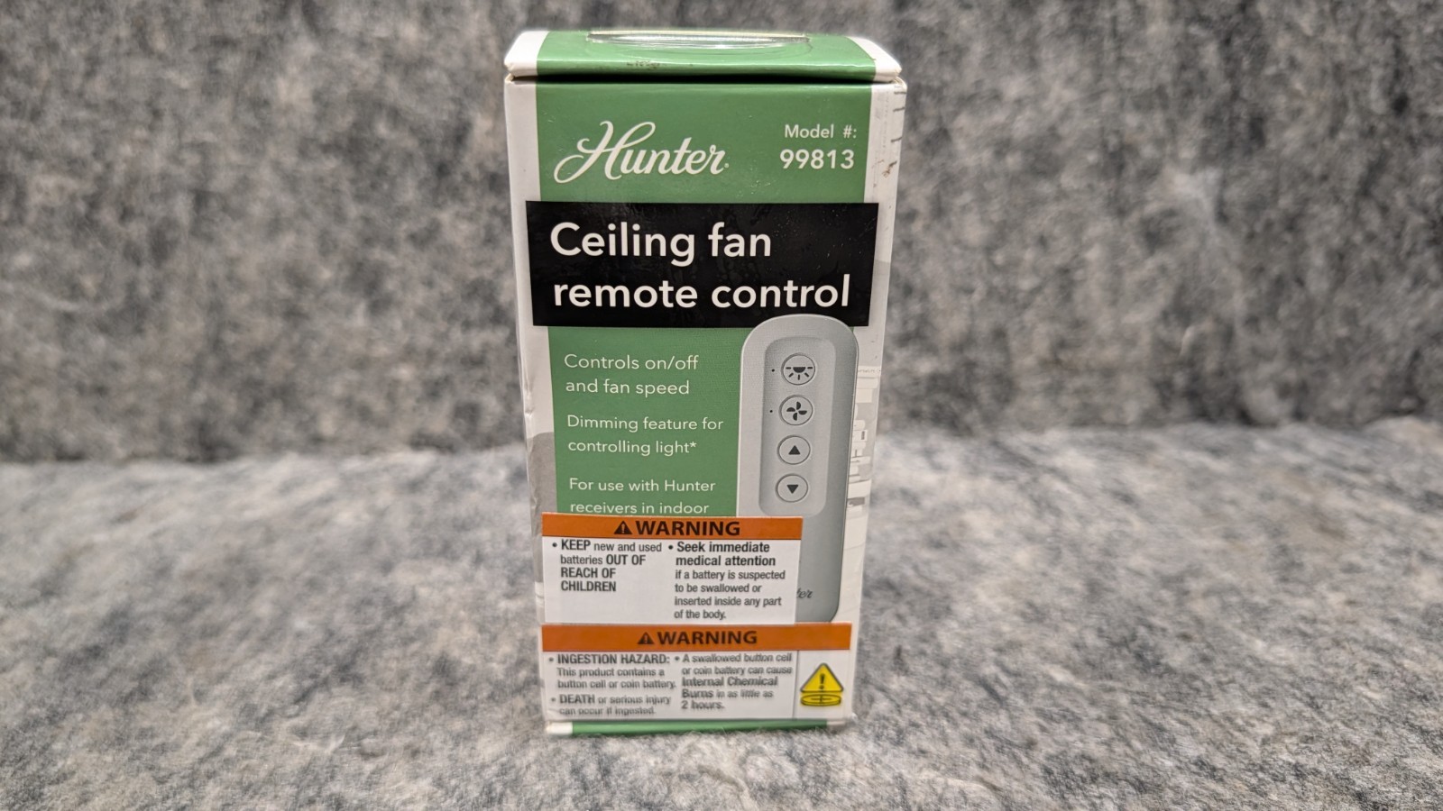 HUNTER 99813 CEILING FAN REMOTE CONTROL With Cradle 🔥New/Sealed🔥