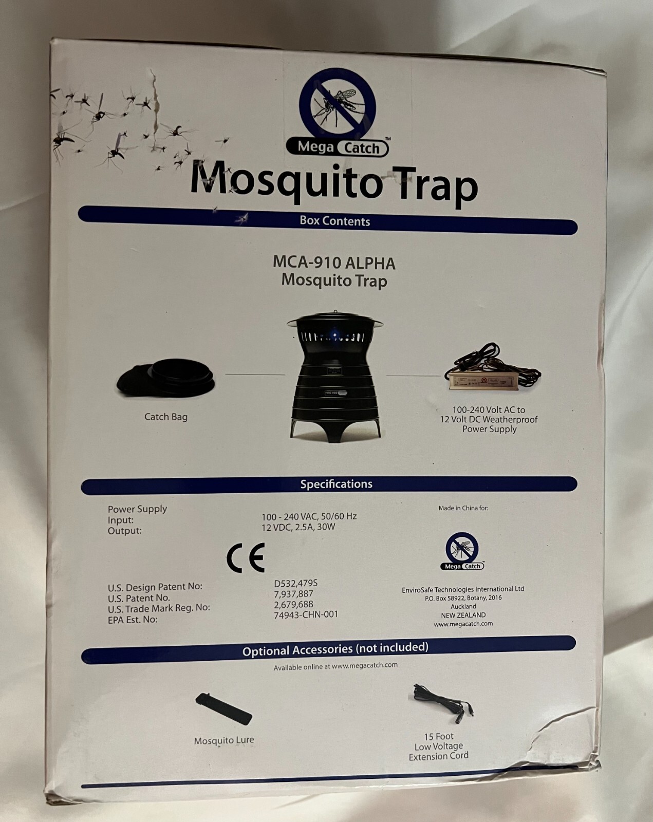 Alpha Mega Catch MCA-900 Pro 900 Series Mosquito Trap
