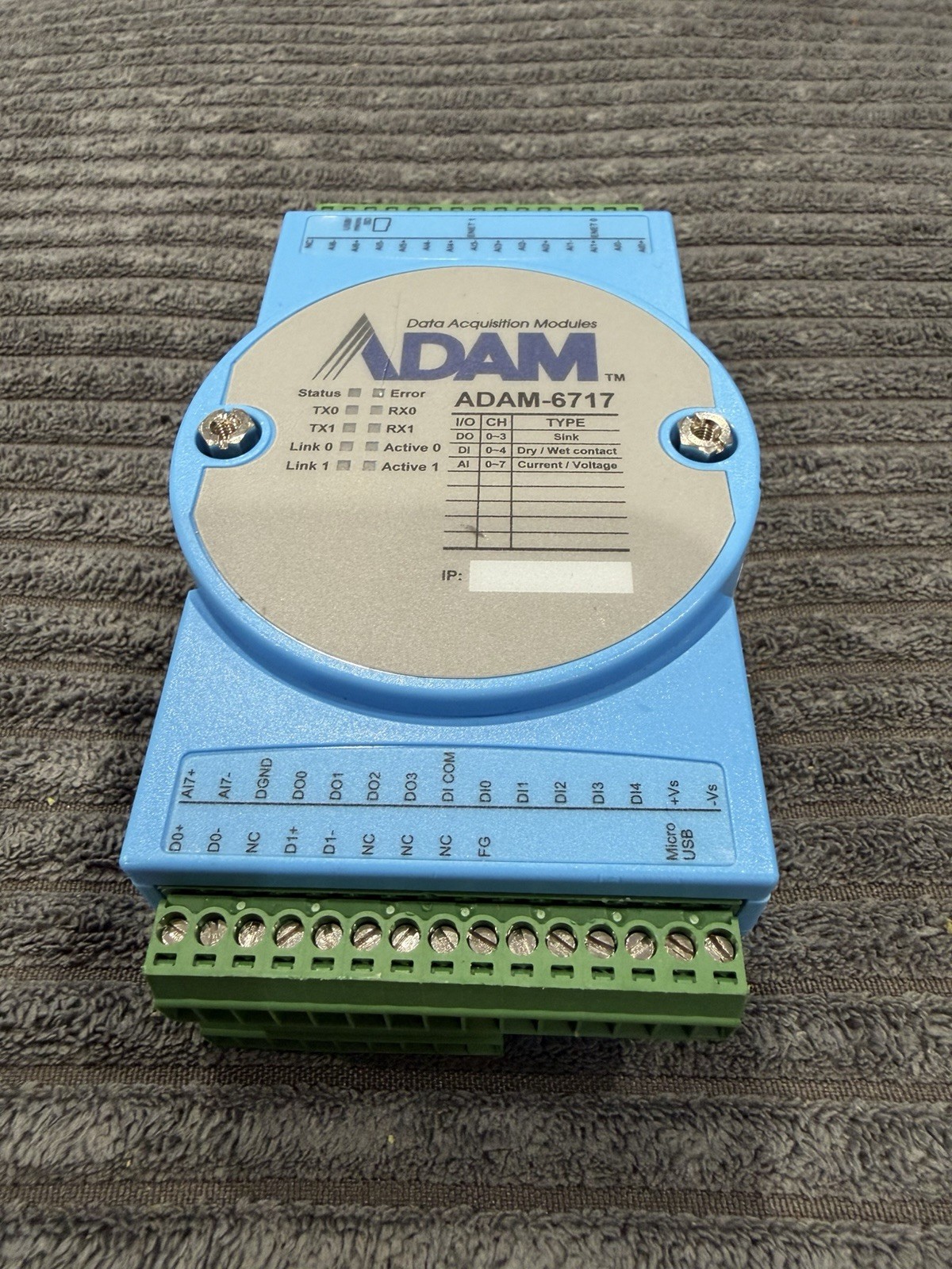 Advantech ADAM-6717-A Intelligent I/O Gateway