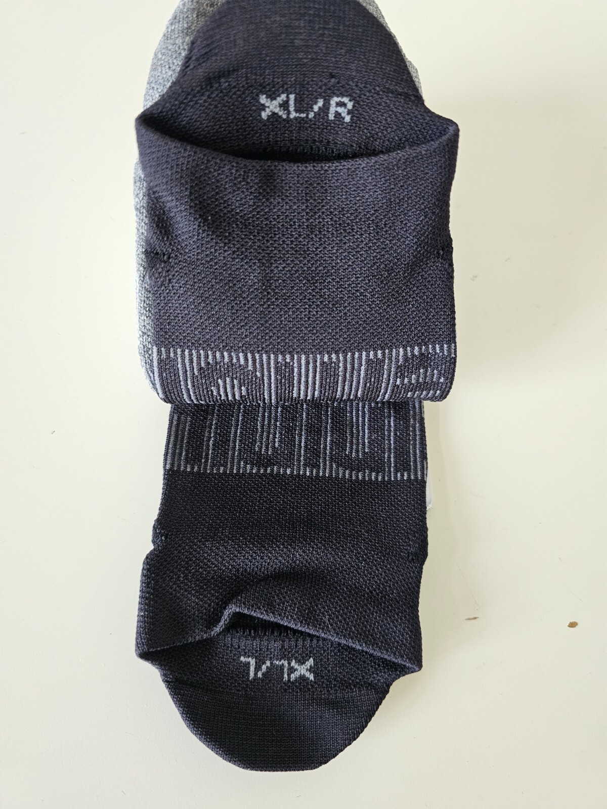 NWT LULULEMON Power Stride Tab Socks Men's Size XL 3-Pack White Gray Black