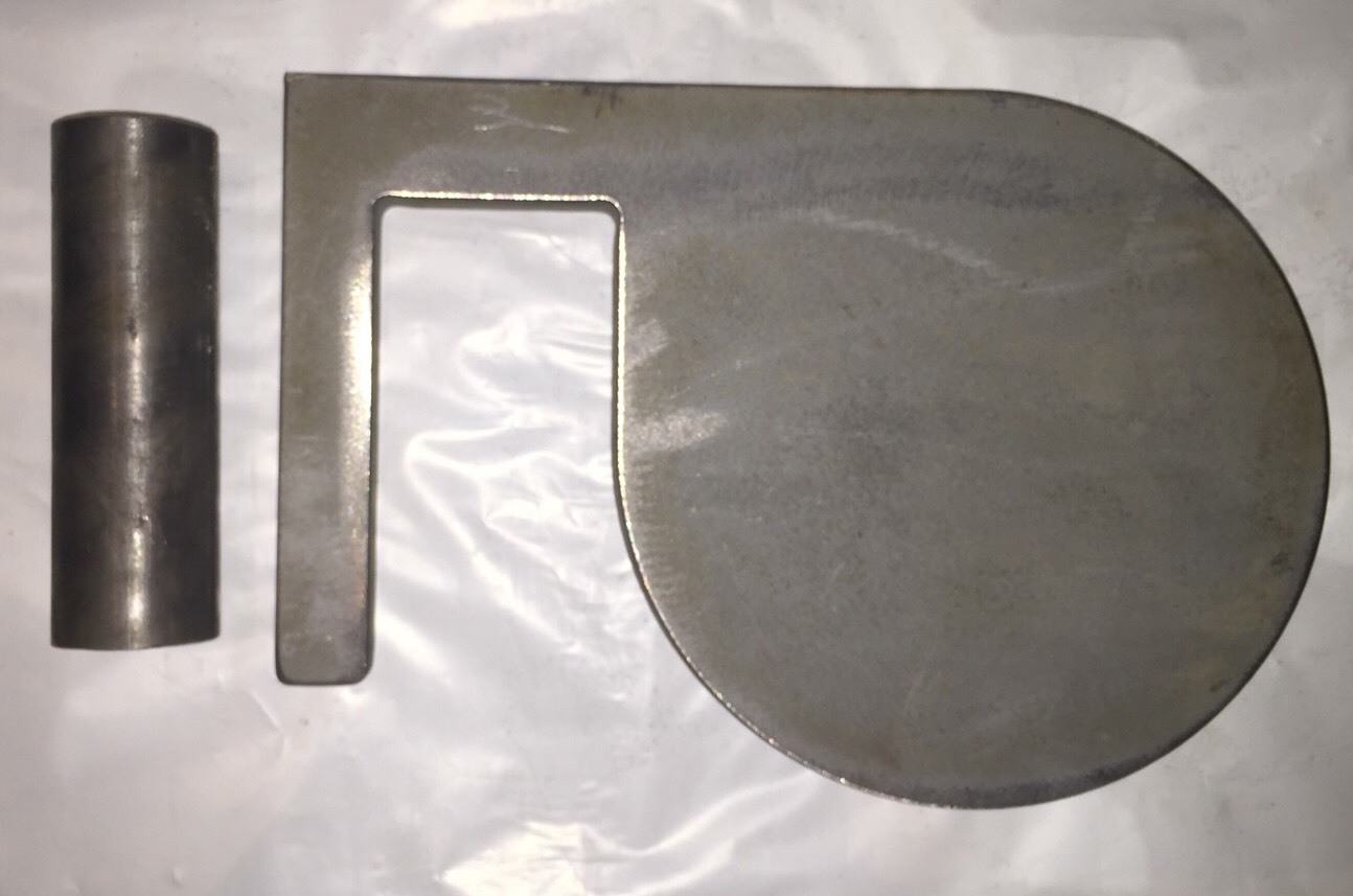 AR500 Steel Target Hostage/Dueling Tree (1) 6" X 1/4" Paddle (1) DOM Pivot Tube