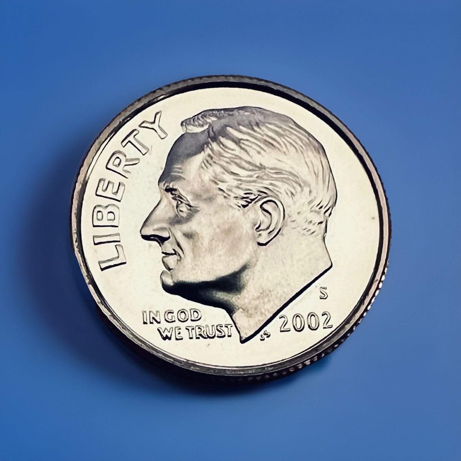 2002 S PROOF  CLAD ROOSEVELT DIME