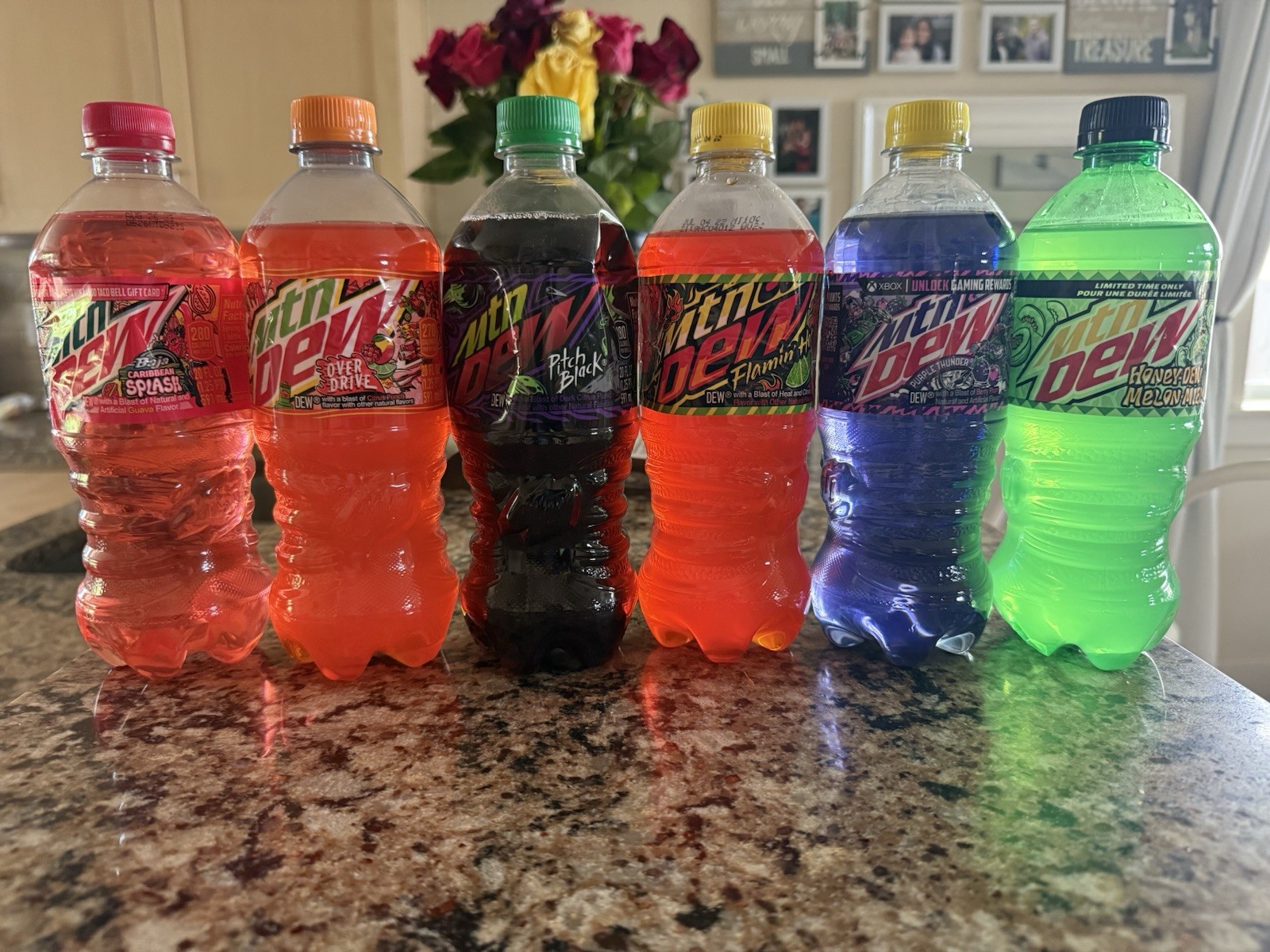 Mtn. Dew Variety 20 oz. sealed Unopened Excellent For Collectors