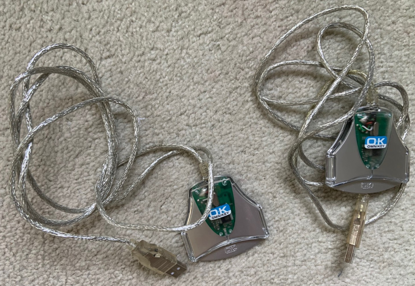 TWO Omnikey 3021 USB Smart Card Readers HID Global