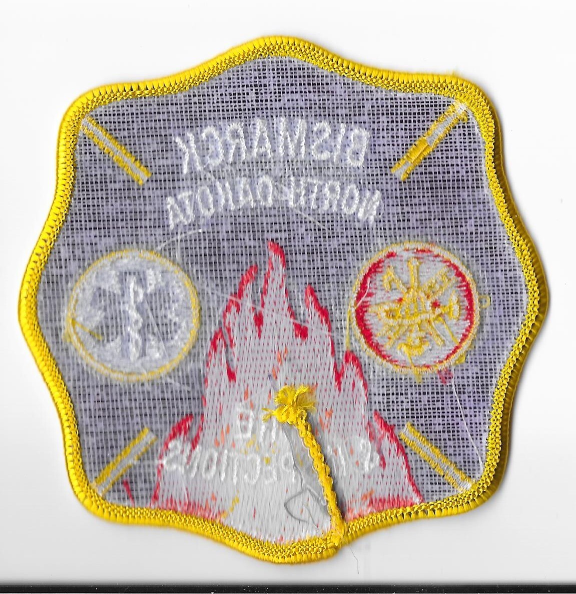Bismarck Fire & Inspections, North Dakota Shoulder Patch V1