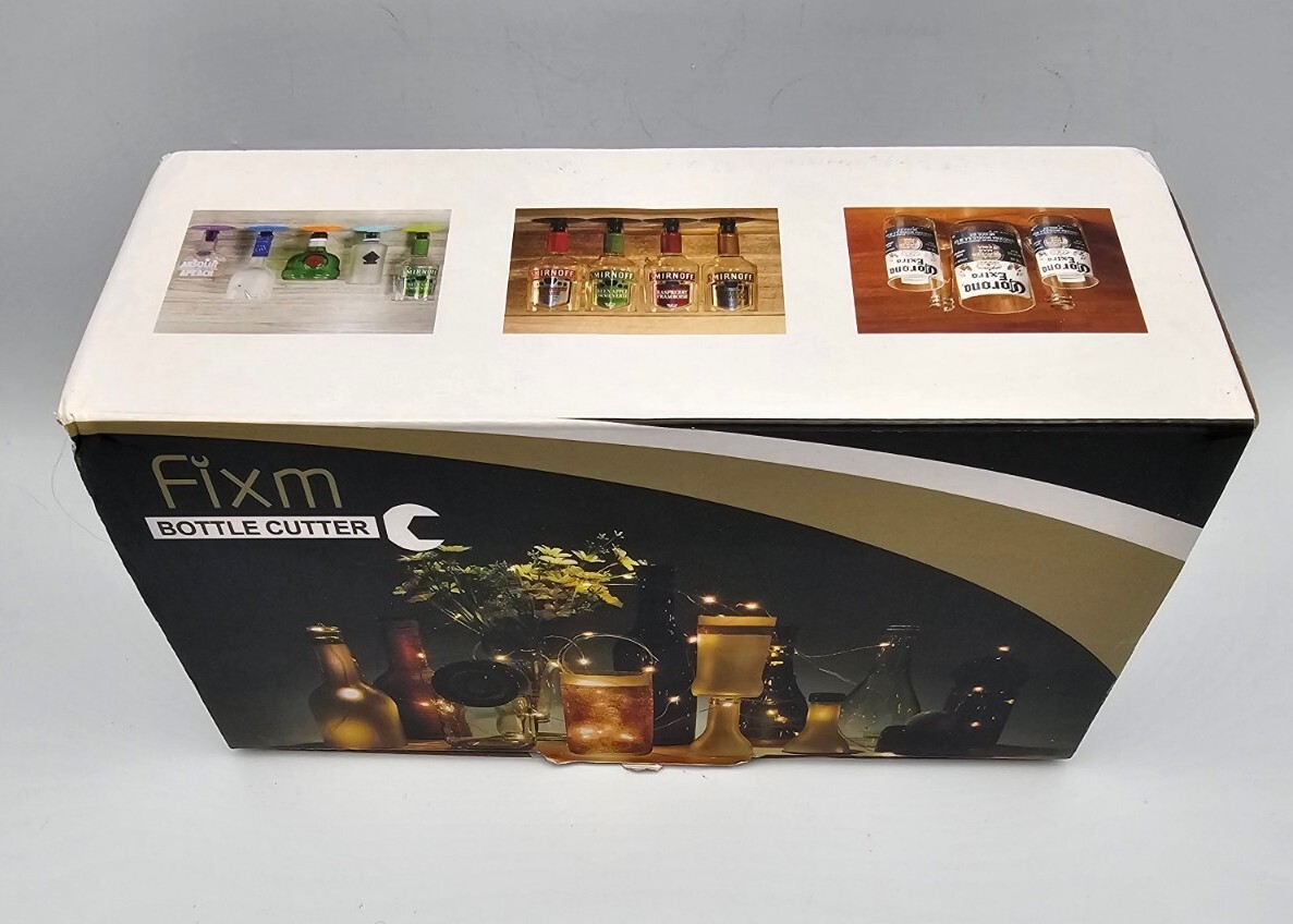 BOTTLE CUTTER Quality FIXM MACHINE ~ Various Sizes Round & Square Bottles NOB