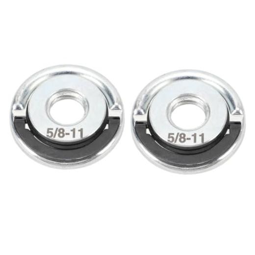 2 Pcs Grinder Lock Nuts - Angle Grinder Quick Release Flange Nut for 5/8-11