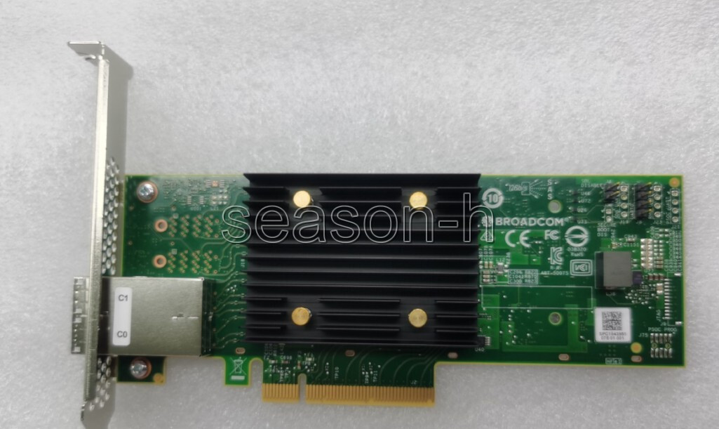 Broadcom LSI  9500-8e 8pt Ext 12GB Tri-Mode HBA Storage Adapter card