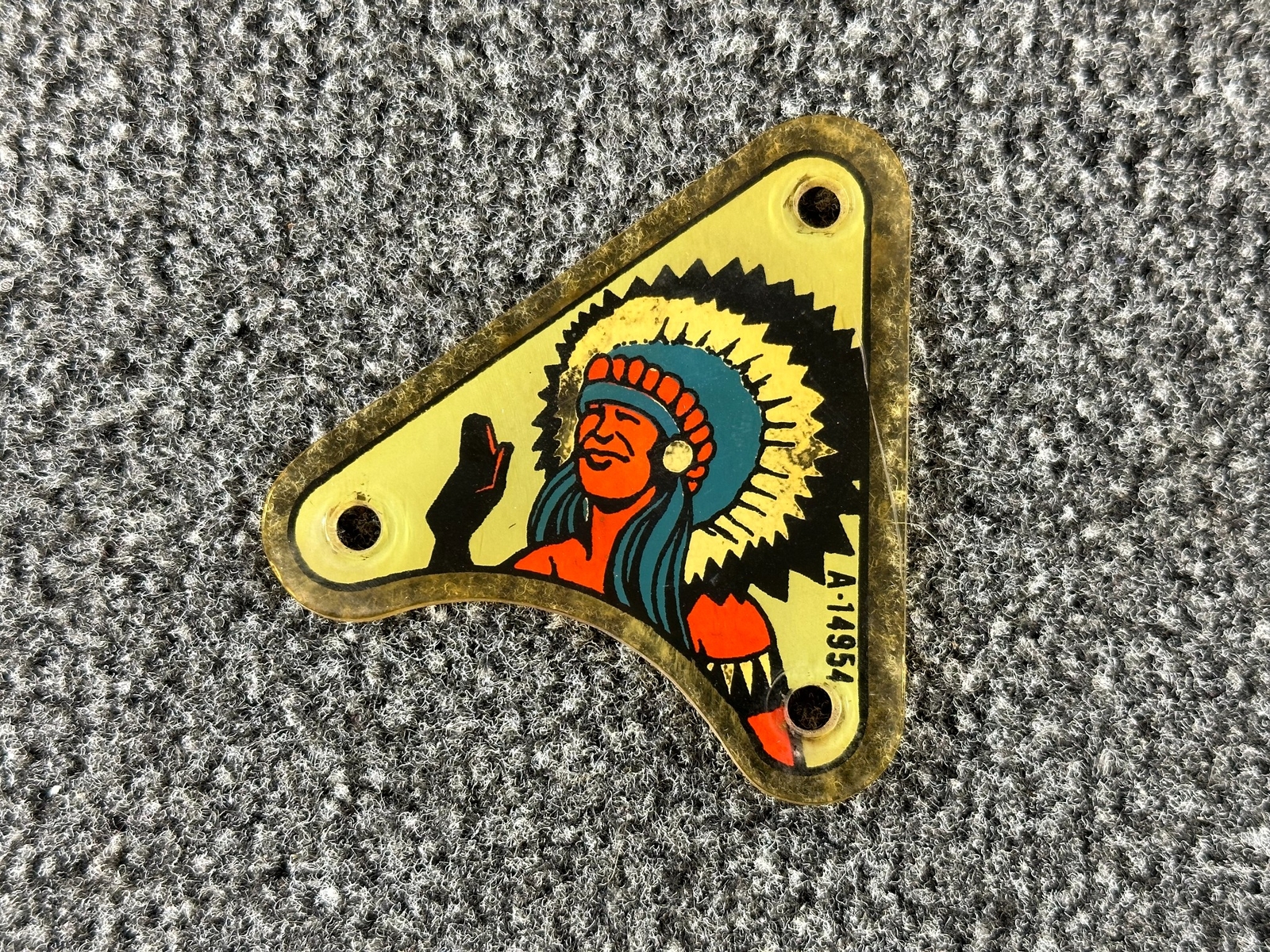 Gottlieb Big Brave & Big Indian Pinball Machine Playfield Plastic A-14954