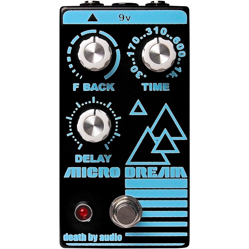 DEATH BY AUDIO Micro Dream Lofi Delay Effects Pedal Black
