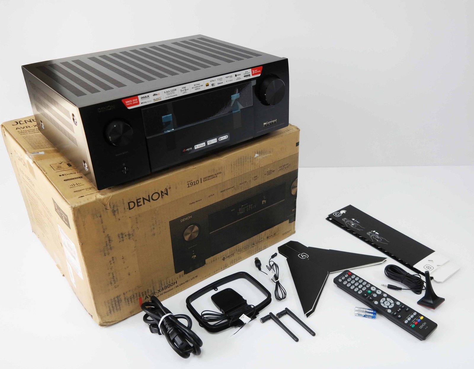 Denon AVR-X4800H Home Theater Receiver w/Dolby Atmos