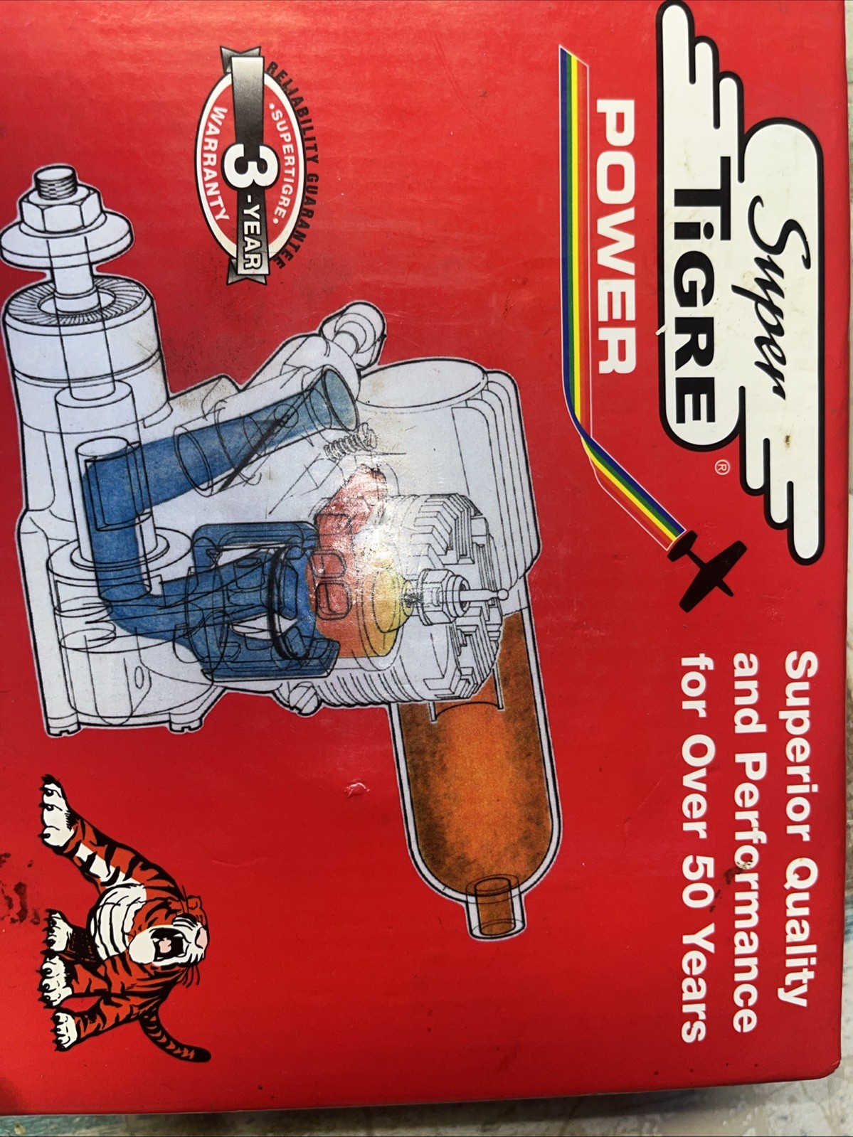 Super Tigre Size 34 RC Engine without muffler