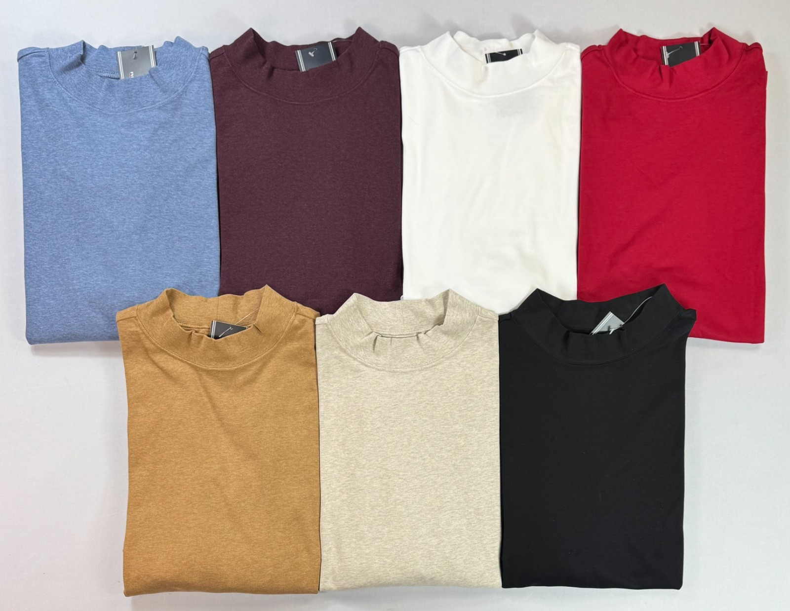 Men's Roundtree & Yorke Long Sleeve MOCK Turtleneck Shirt