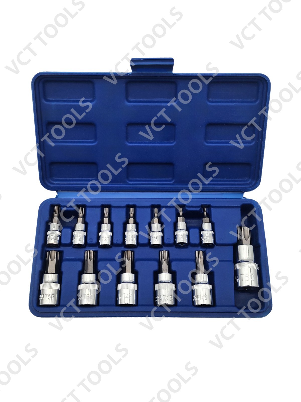 13pc Torx Bit Socket and E-Socket Set, High Quality CR-V and S2 Sockets