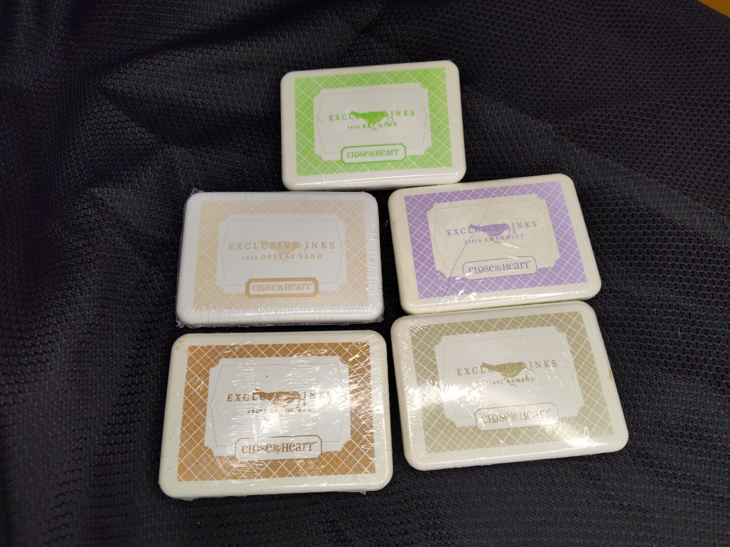 Lot 5 Close to my Heart Exclusive Ink Pads See Description For Colors & Conditio