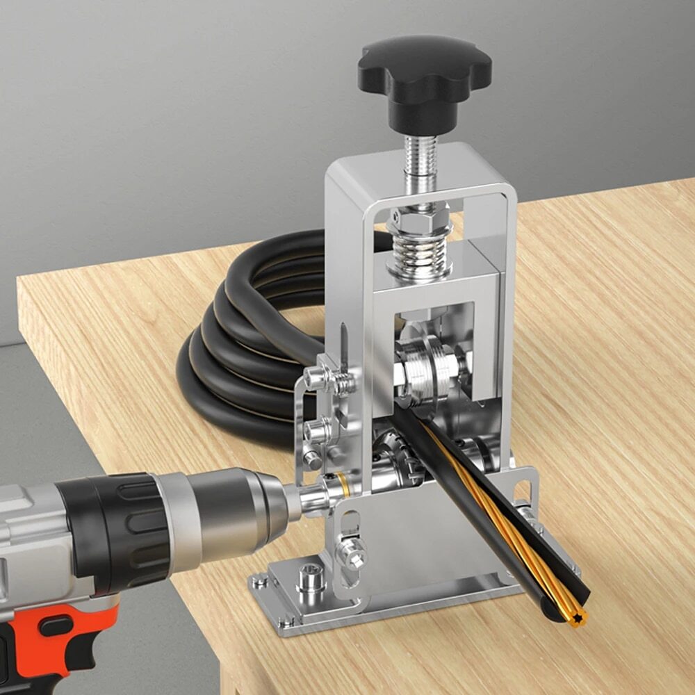 Electric Wire Stripping Machine Scrap Copper Cutter Cable Peeler Stripper 1-25mm