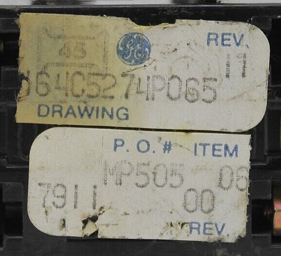 GE 164C5274P065 Selector Switch