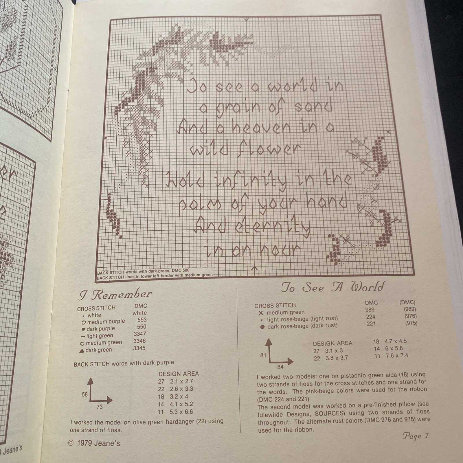 Jeane's Spring Fever Cross Stitch Pattern