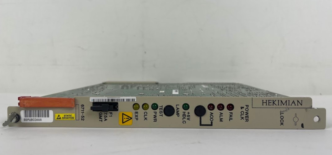 Spirent Hekimian 6711-52 BRTU Processor/Control Module CLEI BDPUBC0AAA
