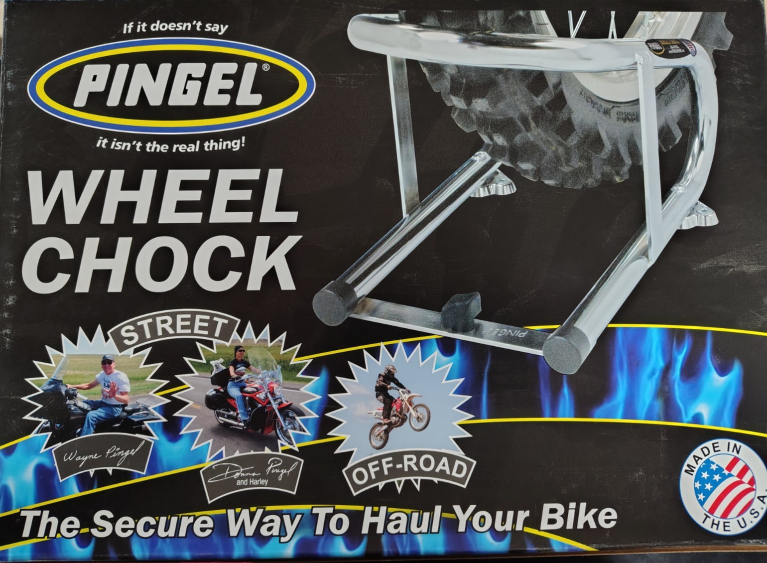 Pingel Wheel Chock #WC35H 3 1/2" Permanent NEW