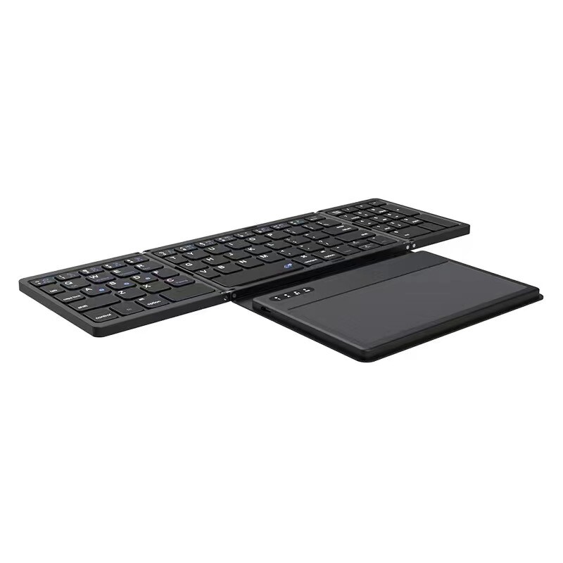 Rechargeable Wireless Keyboard Touchpad Ultrathin Portable Mini Mute Foldable