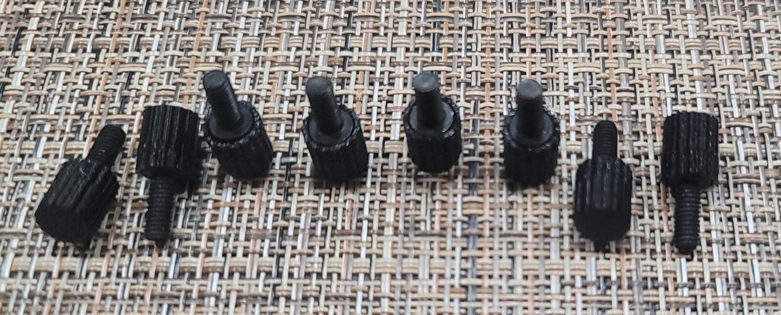 XTool F1 Ultra/F2 Ultra Laser Baseplate Black Oxide Thumbscrews 10mm (Qty 8)