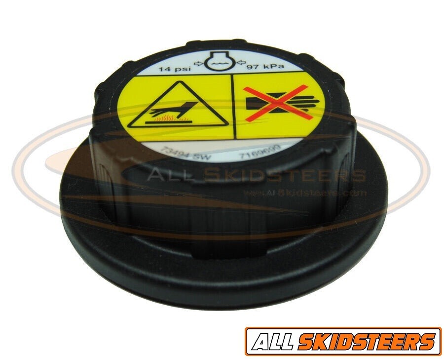 For Bobcat Coolant Tank Reservoir Cap T110 T140 T180 T190 Radiator Skid Steer