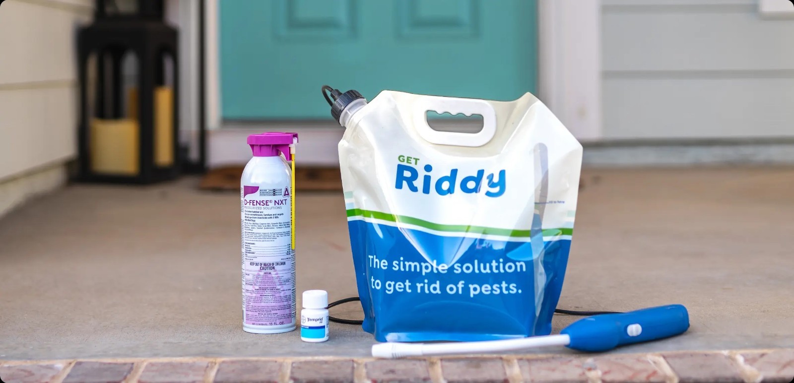 Riddy Pest Pro Kit, Effective Against 100+ Bugs, Includes Rechargeable Sprayer