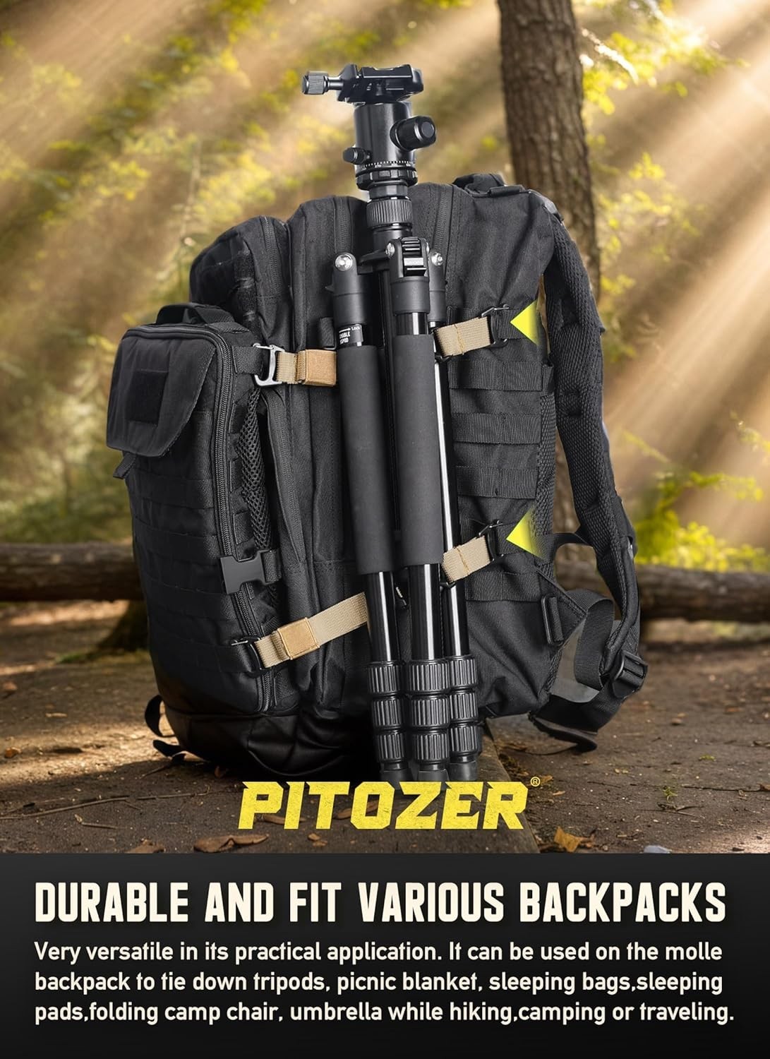 Molle Backpack Straps Tactical Rush Tier System Molle Attachment for Tactical Mi