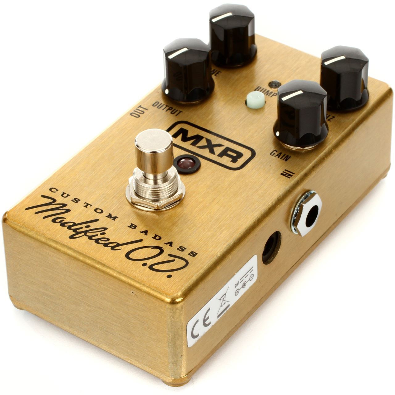 MXR Custom Badass Modified O.D. M77 Overdrive Effects Pedal with Cables