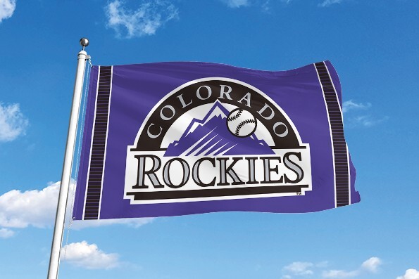 COLORADO ROCKIES 3'X5' FLAG/BANNER **100% FULL COLOR ON BOTH SIDES OF THE FLAG**