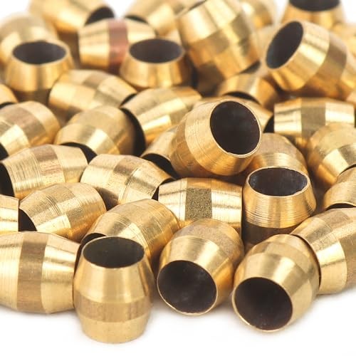 1/8-Inch Brass Compression Sleeves Ferrels,Brass Compression 1/8 Inch 250