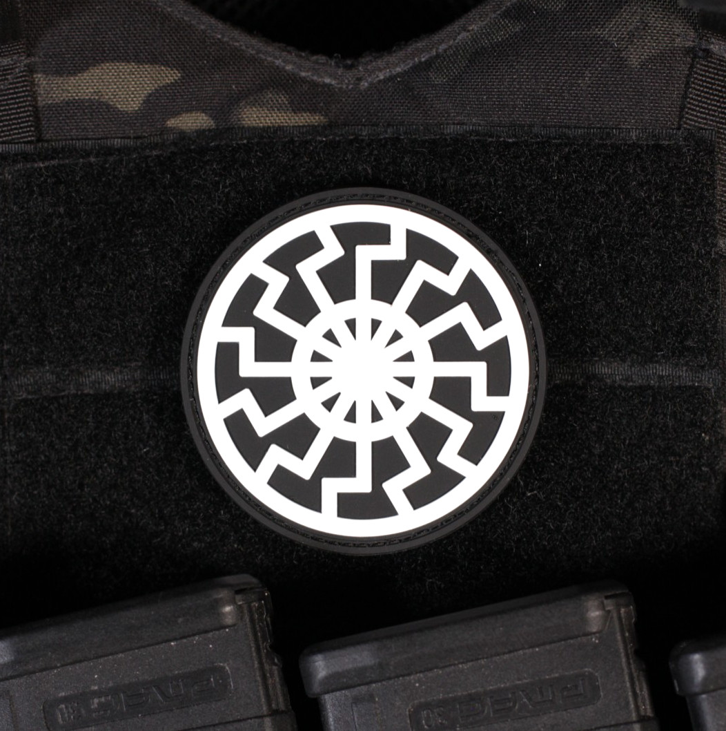 Black Sun Rune PVC Patch
