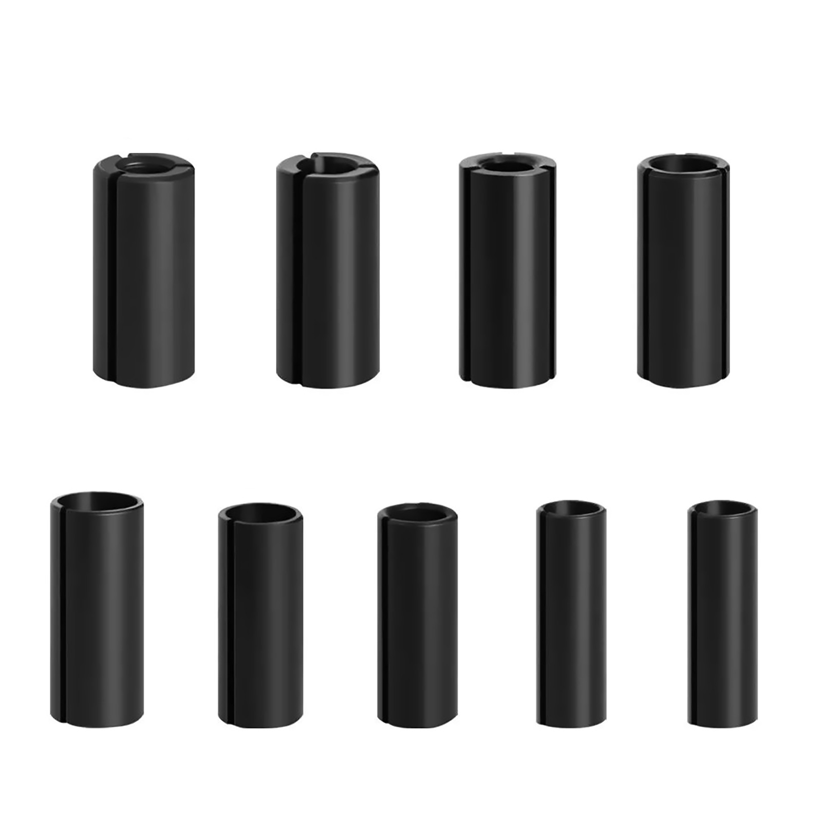 Kit(9) Adapter Converter Router Collet Reduction Sleeve Tool Bit Connector