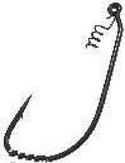 Gamakatsu 296413 3/0 Ewg Black Superline Springlock Hook 4CT