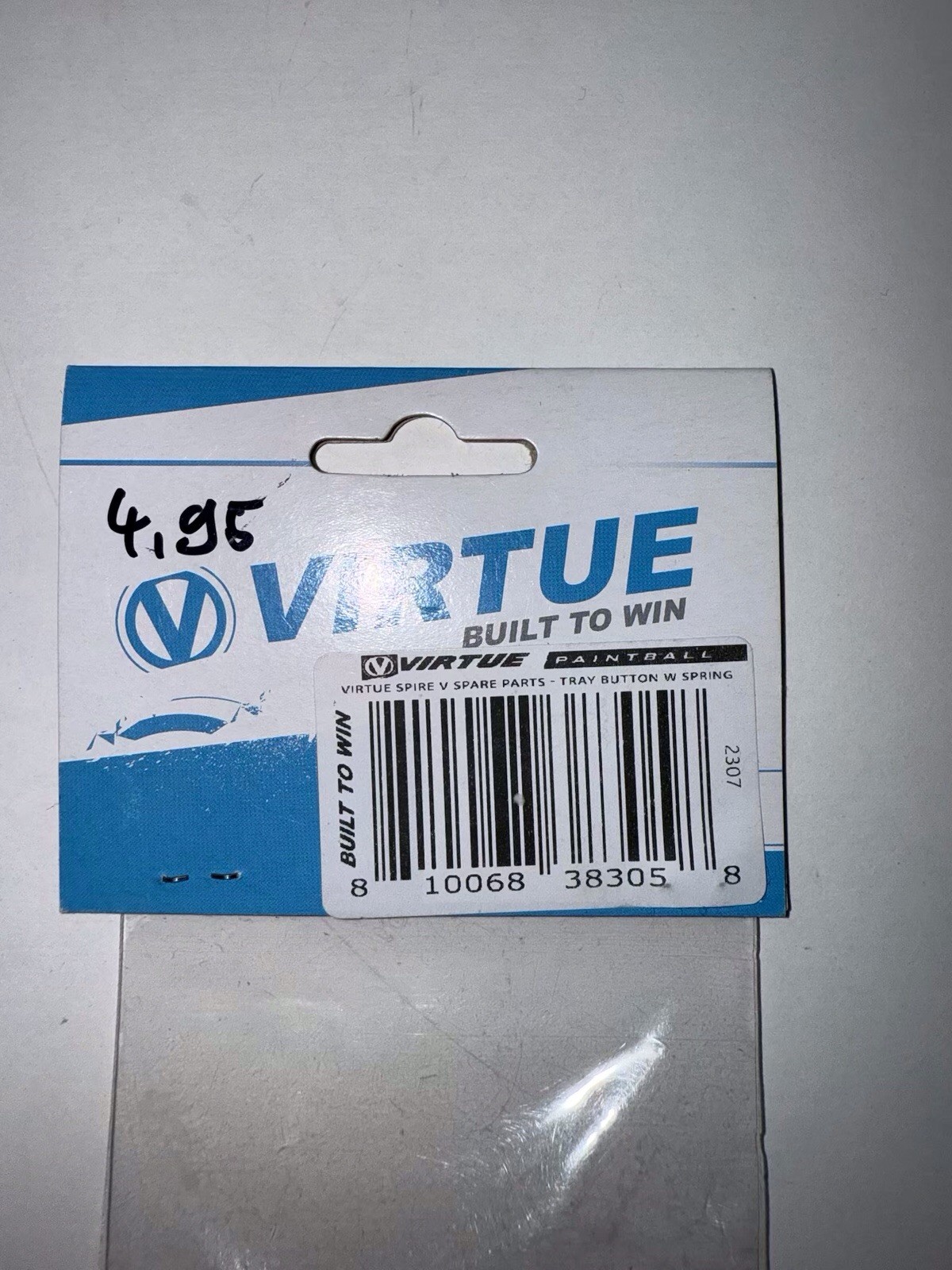 Virtue Spire V Tray Button With Spring New