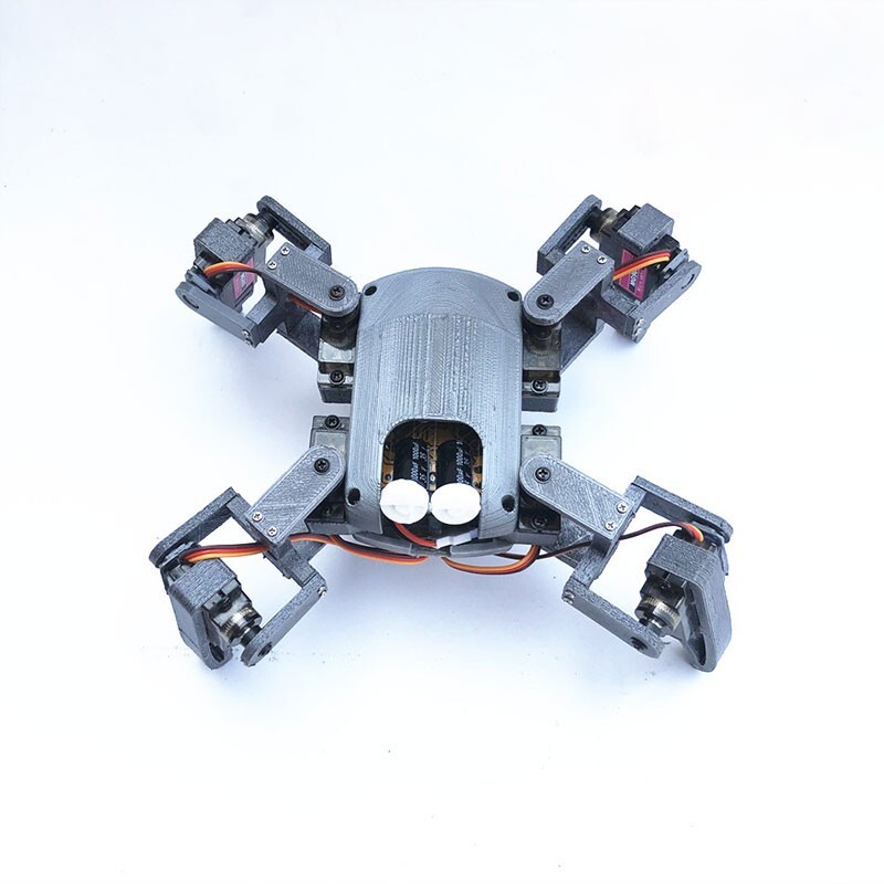Quadruped Robot Spider Robot Wifi Robot for Education Open Source Assembled