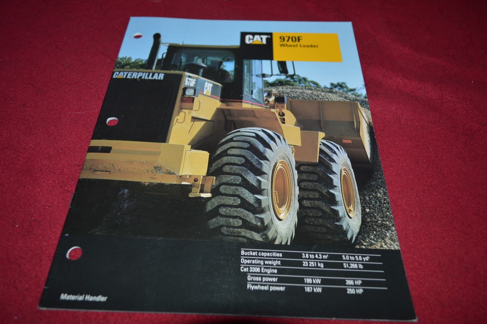 Caterpillar 970F Wheel Loader Dealer's Brochure DCPA4