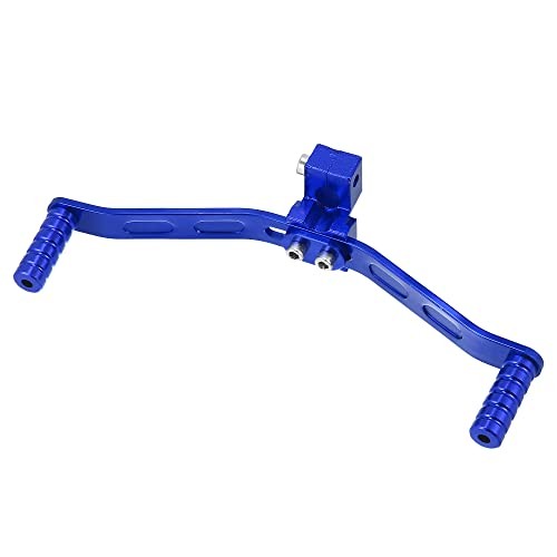 11mm Universal Adjustable Motorcycle Dual Way Gear Shift Lever Footrest Blue
