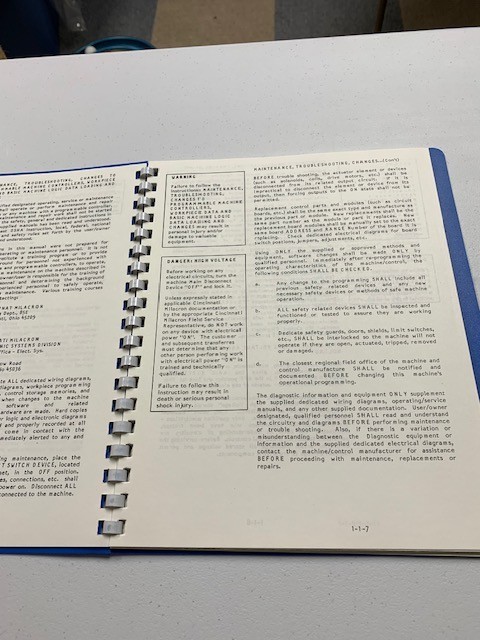 Cincinnati Milacron Technical Manual for Acraread L&L5 Tape Reader
