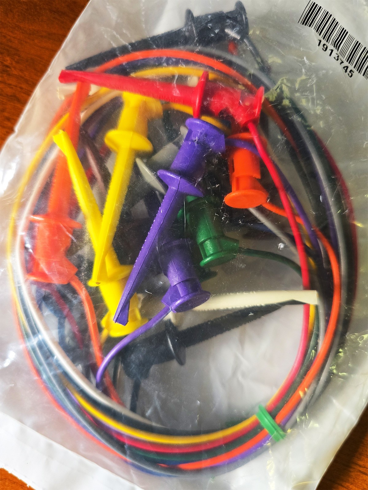 Pomona 5523 Minigrabber Patch Cord Kit 10 Colors 24 Inch Test Lead Hook Set NOS