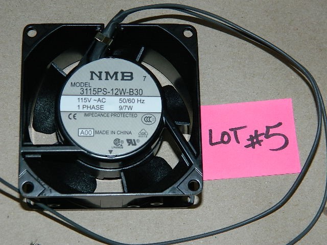NMB 3115PS-12W-B30-A00 50/60HZ 115V FAN NEW LOT # 5