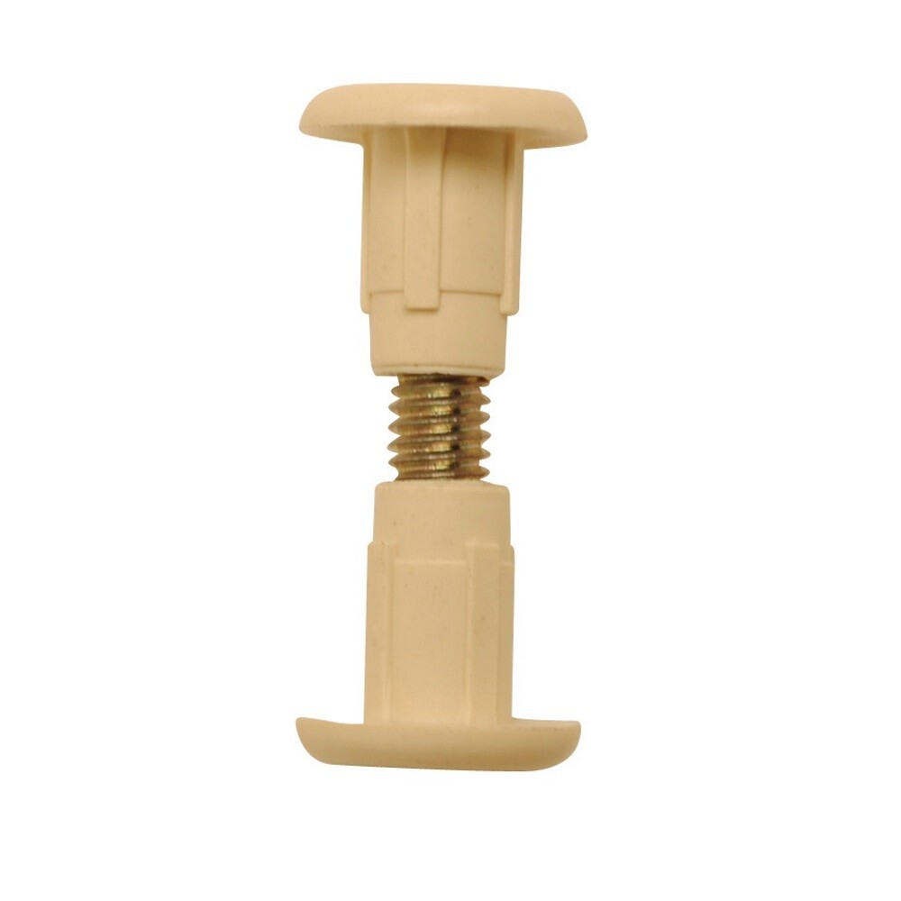 New 120 X Beige Interscrews For Worktops And Furniture 34mm X 46mm - Onestopdiy
