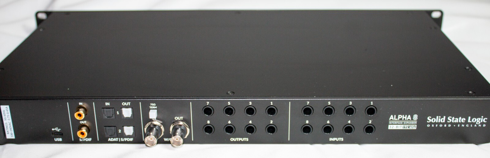 Solid State Logic SSL ALPHA 8 8x8 AD/DA Converter & USB Audio Interface