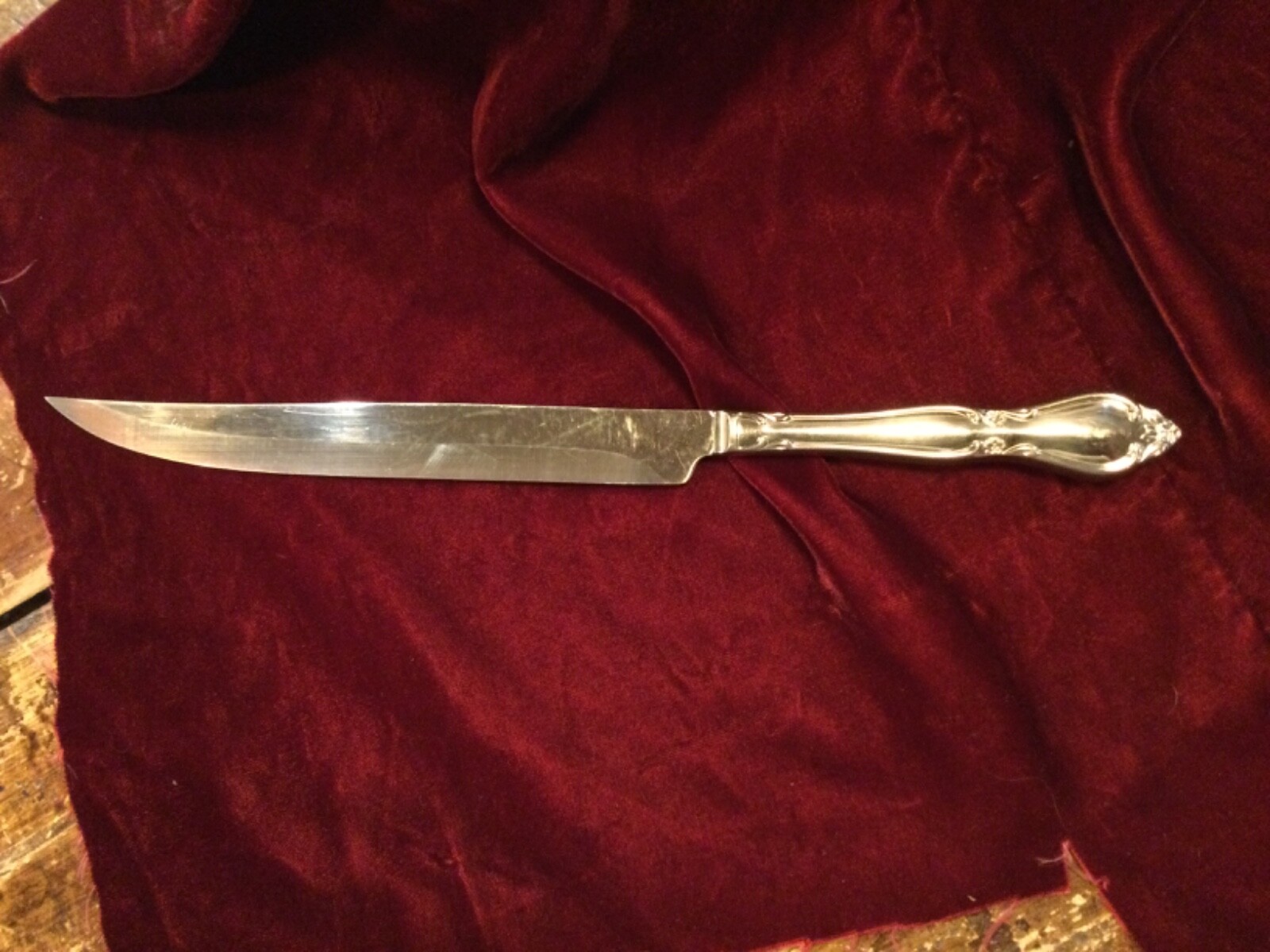 Oneida Community Chatelaine Stainless Carving Knife 13 3/4"
