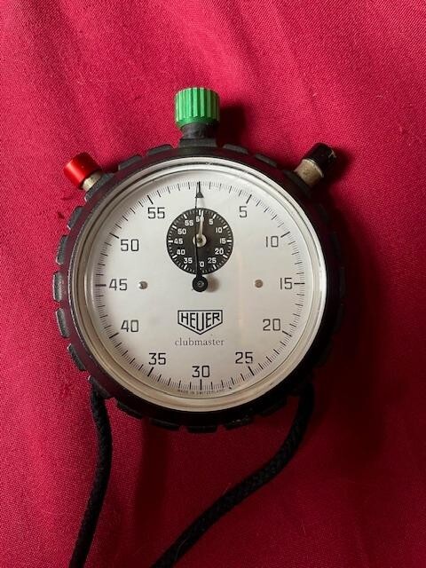 Vintage HEUER Clubmaster stopwatch