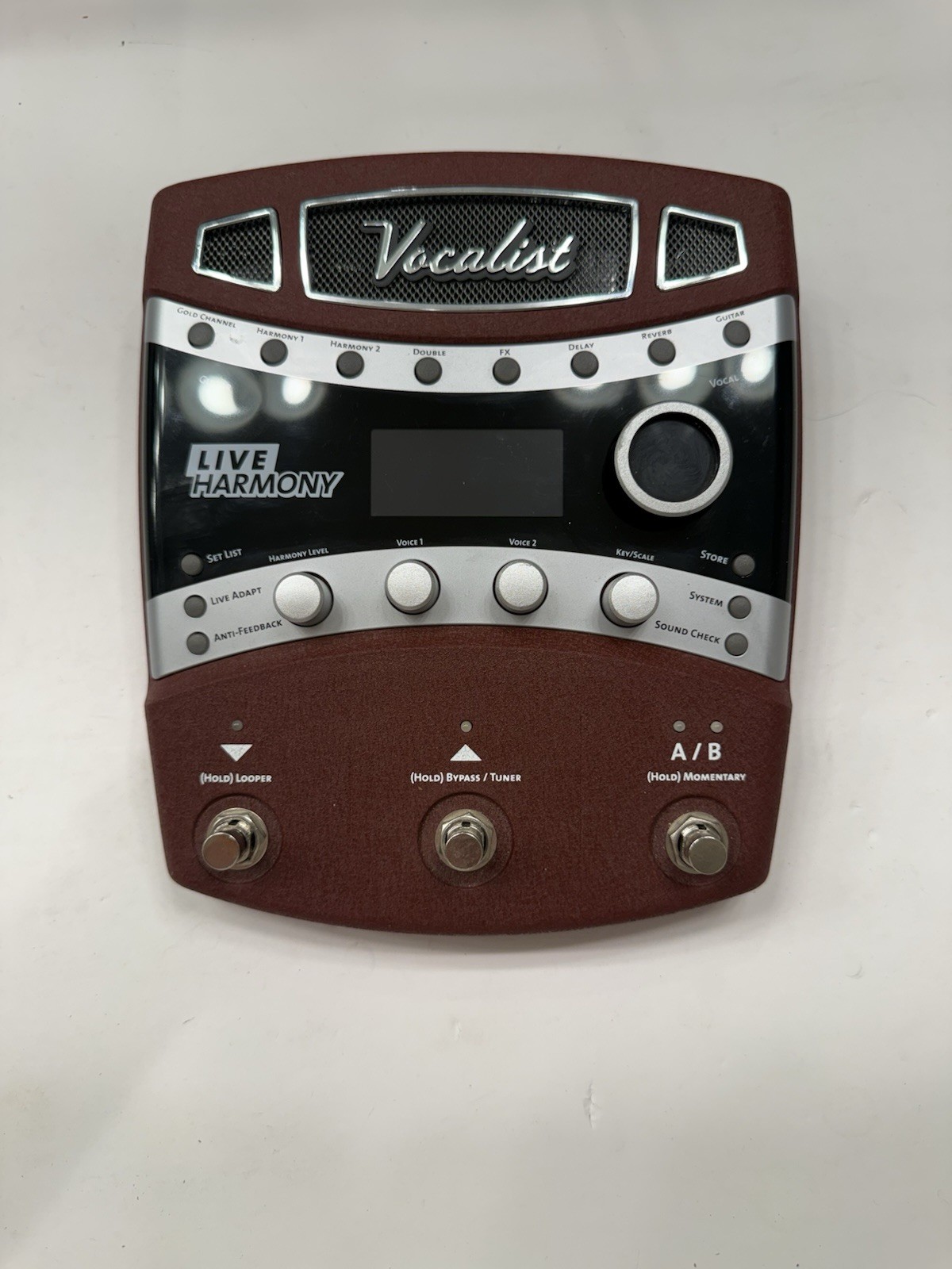 Digitech VLHM Vocalist Live Harmony Vocal Effects Processor Pedal + Box & PSU