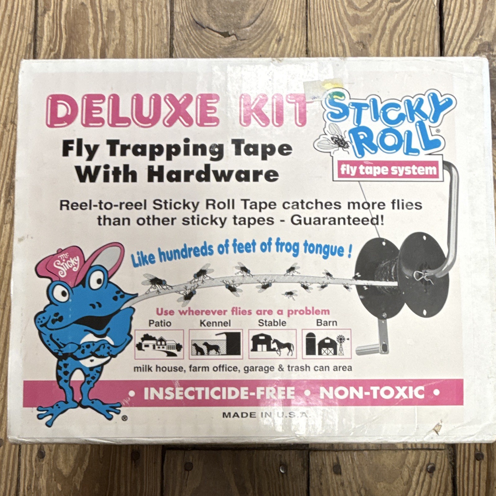 Mr. Sticky Sticky Roll Fly Trapping Tape System Deluxe Kit w/ Hardware SI1008