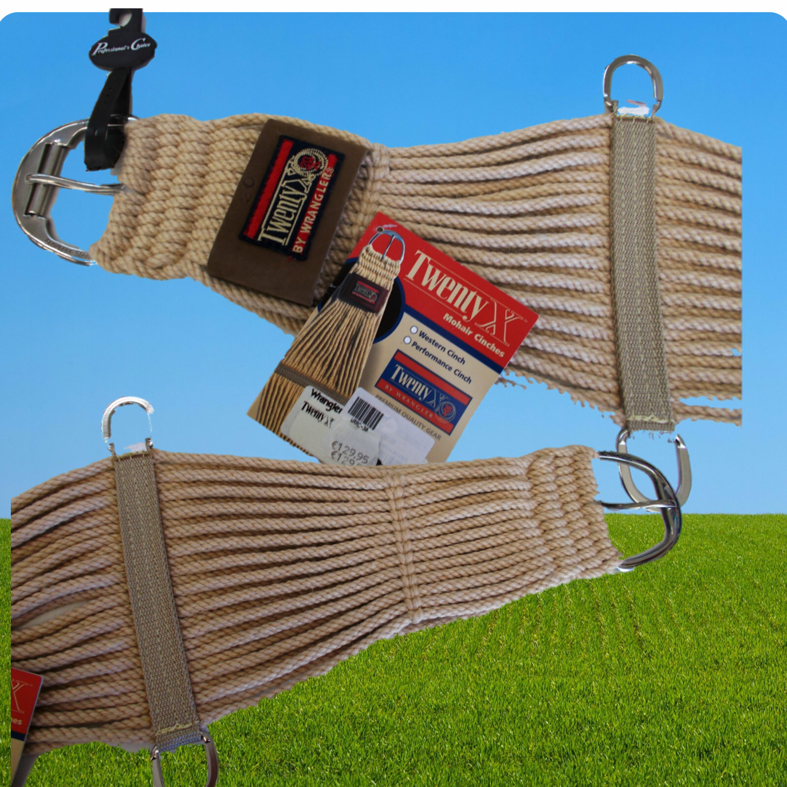 Professionals Choice Mohair Strap Roper, Western Waist Belt, TwentyX Mohair Cinch