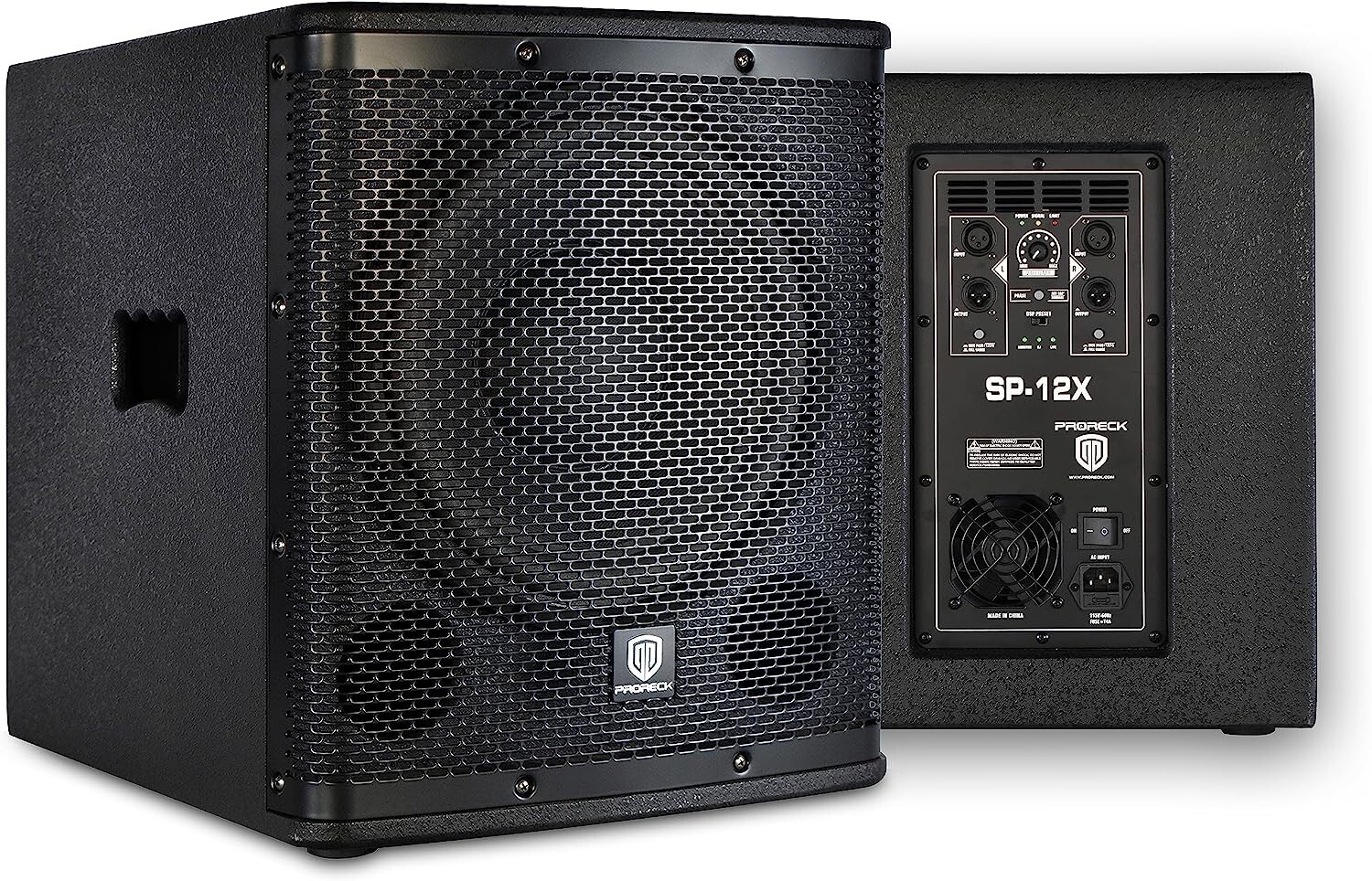 PRORECK SP-12X 12" 1000W PA Subwoofer 400W RMS Class-D DSP Speaker